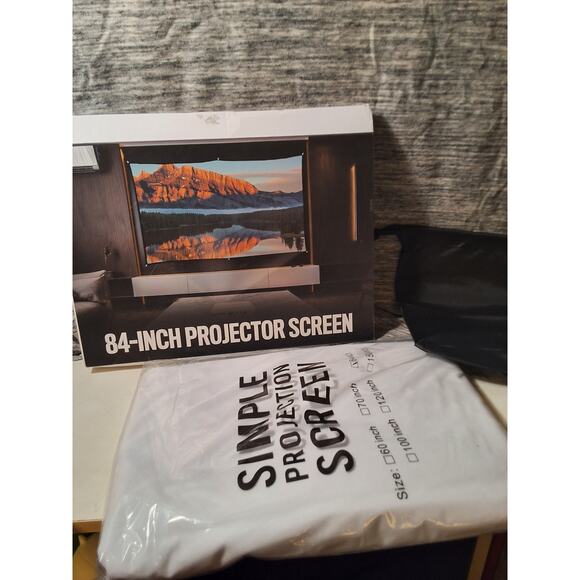 84 INCH PROJECTOR SCREEN - Picture 3 of 5